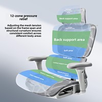 Chaise de jeu ergonomique réglable en maille pour ordinateur, idéale pour la maison, le bureau et l'étude – Vente en gros de chaises de bureau