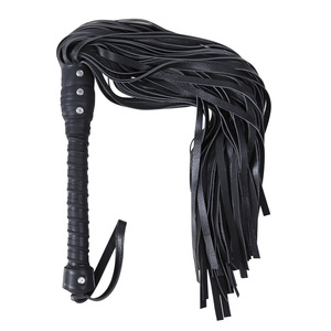 แส้หนังแท้ยาว 1.22 เมตร สำหรับการเล่นแบบ <span class=keywords><strong>BDSM</strong></span> ของคู่รัก ใช้สำหรับการกระตุ้นและเล่นก่อนมีเพศสัมพันธ์ ของเล่นทางเพศสำหรับผู้ใหญ่ - Product Image 1