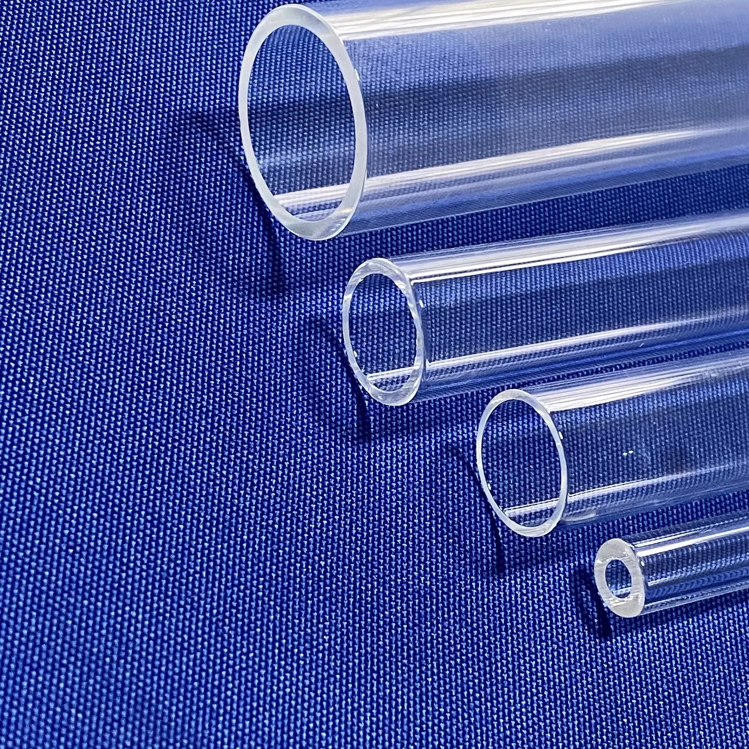 Huoyun personnalisé résistance à haute température tube de verre de quartz résistant à la corrosion tube de quartz transparent