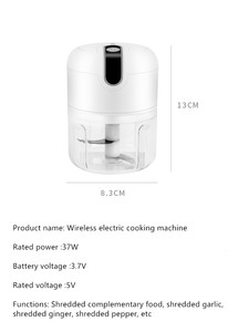 Procesador de Alimentos Eléctrico de Uso Doméstico, Portátil, USB, <span class=keywords><strong>2022</strong></span>, Mini Aparatos Inteligentes de Cocina - Product Image 6