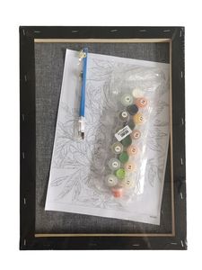 <span class=keywords><strong>Pintura</strong></span> <span class=keywords><strong>por</strong></span> <span class=keywords><strong>Números</strong></span> sobre Lienzo Negro <span class=keywords><strong>con</strong></span> <span class=keywords><strong>Marco</strong></span> de Madera, 40x50cm - Product Image 2