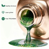 Gel UV Holographique Scintillant OEM ODM 84 Couleurs Effet Diamant Broyé Laser Sans HEMA Fournisseur de Gels à Ongles pour Fêtes