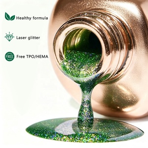 Gel de Uñas Holográfico con Purpurina OEM ODM, 84 Colores, Gel UV con Diamantes Triturados y Purpurina Láser, Sin HEMA, Proveedor de Gel para Uñas para Fiestas - Product Image 4