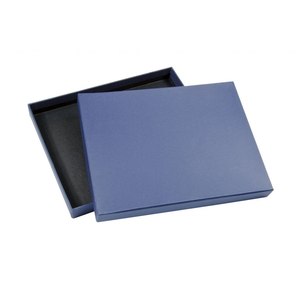 Scatola blu con scatola interna nera 256x207x25mm scatole di immagazzinaggio Decorative - Product Image 1