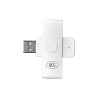 Lector de Tarjetas Inteligentes de Contacto Mini de Bolsillo con Interfaz USB ACS ACR39U-N1 ISO7816 CCID Original