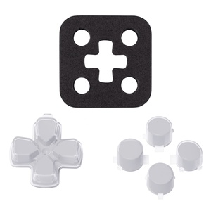 Botones de Acción D-pad Personalizados en Dos Tonos, Gris New Hope y Transparente, Repuesto sin Impresión de Letras para el Control de PS5 - Product Image 2