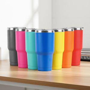 Gobelet de voyage en acier inoxydable 20oz 30oz, tasse à double paroi isolée sous vide, bouteille d'eau et de café avec couvercle, modèle sport ODM - Product Image 1