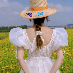 Đẹp bướm thêu vá với Laser cắt Chenille vải Biểu tượng tùy chỉnh sắt-on may-on Stick-ON các bản vá lỗi cho quần áo - Product Image 4