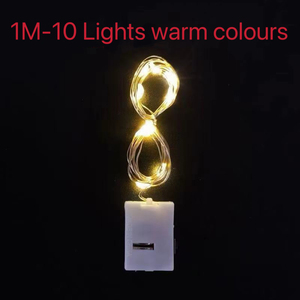 Copper Wire Light Strings Strips Flower-Shaped <b>Cakes</b> <b>Gift</b> <b>Boxes</b> Decoration Flashing Colored LED Lights 3m Remote Control - Product Image 5