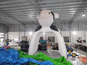 ซุ้มโคนมิลก้าเป่าลมสำหรับตกแต่งงานวันเกิดเด็ก รูปแบบการ์ตูนสัตว์เลี้ยงในฟาร์ม เหมาะสำหรับตกแต่งภายนอก - Product Image 1