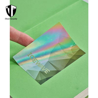 Étiquette holographique personnalisée imperméable avec paillettes, autocollant anti-contrefaçon, impression d'autocollants en vinyle de qualité cosmétique et vente en gros