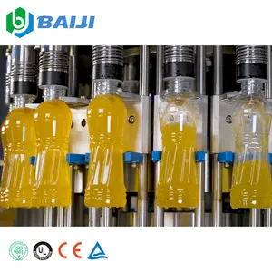 Full automatic PET bottle concentrate mango juice hot filling capping machine price