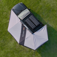 Auvent de véhicule ADA OVERLAND avec protection UV, auvent de 270 degrés avec paroi pare-soleil pour SUV 4x4, camping en plein air