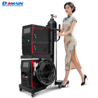 Machine de soudage laser à refroidissement par air à double alimentation de fil |   Soudeuse métallique portative pour applications de soudure largeur de largeur.