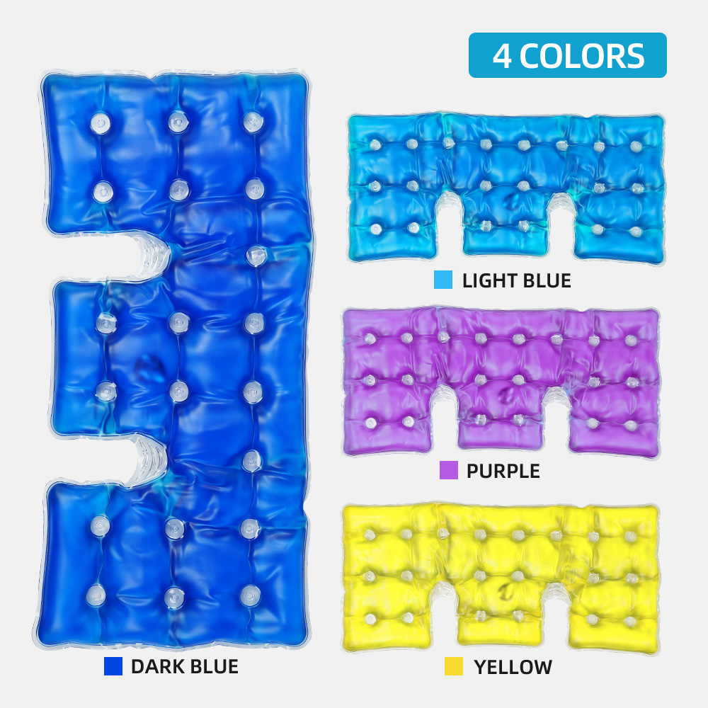 Bingzhen Reusable E Shape Pain Relief Click Heating Pad Hot Cold Ice Pack for Neck Back Shoulder