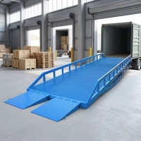 Rampe de quai hydraulique mobile 6-10 tonnes pour le chargement de conteneurs et le déchargement de camions