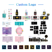 Kit de pose de perruque en spray teinté colle pour dentelle avec emballage personnalisé outils d'extension de cheveux avec marque privée produits capillaires en dentelle imperméables
