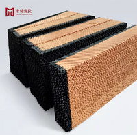Nouveau coussin de refroidissement évaporatif en papier artisanal Modèle 7090 avec garantie d'un an pour poulailler, serre, élevage porcin, usine de Qingzhou