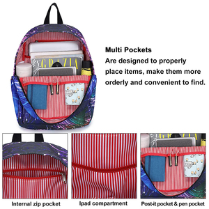 Zaini Scolastici per Bambine con Logo Personalizzato, Set con Borsa per il Pranzo - Product Image 4