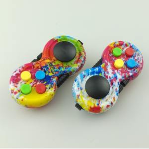 Cube de décompression avec poignée, jouet anti-stress pour enfants, poignée de jeu de décompression avec plusieurs modes de jeu, Fidget Pad - Product Image 4