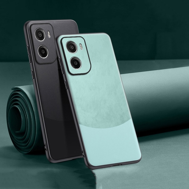 Splicing Color PU Leather Case For Motorola Edge 50 Pro / 50 Fusion 50 Neo Back Cover Matte Silicone Full Protection Phone Case