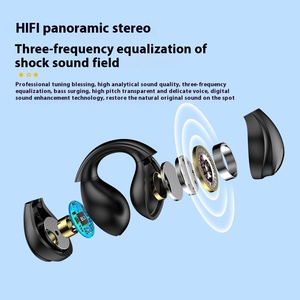 Không Dây 5.3 Tai Nghe Hiển Thị Kỹ Thuật Số Clip-On Năng Động Thiết Kế Dài Pin Tiếng Ồn Hủy Bỏ TWS Tai Nghe - Product Image 5