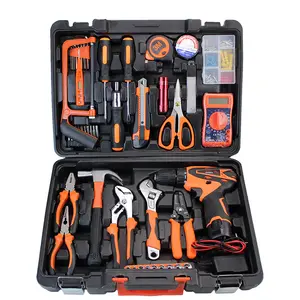 Nhà Điện Công Cụ Tuốc Nơ Vít Kết Hợp Bộ Dụng Cụ Sửa Chữa Xe Bộ Công Cụ Điện Khoan Bộ Hộ Gia Đình Tay Công Cụ Bộ Quà Tặng Hộp Công Cụ - Product Image 1