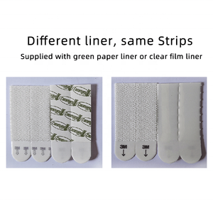 Bandes adhésives <span class=keywords><strong>Command</strong></span> <span class=keywords><strong>3M</strong></span> de taille moyenne et petite, pour accrocher des cadres photo, clips en plastique adhésifs, décoration murale - Product Image 5