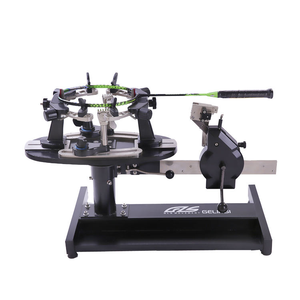 Machine à cordage manuelle portable pour tennis/badminton, fixation 6 points avec calibrateur de tension et filet de badminton 16 points - Product Image 2