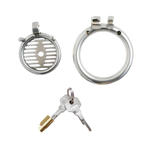 Jaula <span class=keywords><strong>de</strong></span> <span class=keywords><strong>Castidad</strong></span> Masculina SEXBAY <span class=keywords><strong>de</strong></span> Acero Inoxidable con Dispositivo <span class=keywords><strong>de</strong></span> Bloqueo, Cinturón <span class=keywords><strong>de</strong></span> <span class=keywords><strong>Castidad</strong></span> <span class=keywords><strong>Masculino</strong></span> Anti-Desprendimiento, Tres Tamaños Ajustables - Product Image 2