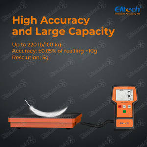 엘리텍 LMC-100F+ 냉매 충전 무게 측정기 110파운드 프레온 스케일 고정밀 - Product Image 3