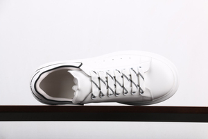 Zapatos Blancos Transpirables de Cuero de Primera Capa, para Hombre y Mujer, con Suela Gruesa para Aumentar la Altura, Zapatos Casuales - Product Image 4