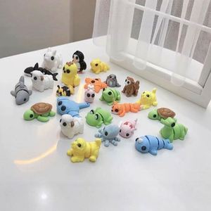 Mini-figurines imprimées en 3D personnalisées, jouets de dessin animé articulés, petits animaux portables, cadeau promotionnel tendance - Product Image 3