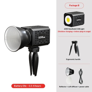 Lampe de Remplissage à Haute Puissance RVB Rechargeable Éclairage COB Lampe de Photographie en Direct en Plein Air Portable à Main Moins de 35W AC/DC - Product Image 6