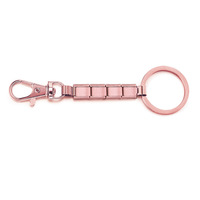 Op maat gemaakte roestvrijstalen ketting met Italiaans monumentenpatroon, DIY damesmode ketting, sleutelhanger, sieraden cadeau