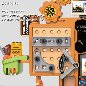 Ensemble d'outils de mécanicien pour enfants avec lumière et musique, <span class=keywords><strong>jouet</strong></span> de simulation d'établi pour jeu d'imitation - Product Image 5