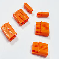 Connecteur de bornier électrique mâle-femelle orange, norme américaine, pour câblage d'éclairage LED