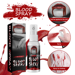 Spray de plasma de poisson Jue Fish, sang simulé, <span class=keywords><strong>film</strong></span> décoratif vampire zombie pour maquillage TV, 30ml, colorant alimentaire à base d'amidon, vente en gros OEM - Product Image 4