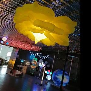 Lámpara de Base Fotográfica con Forma de Rosa, Sensor de Movimiento Corporal, Pétalos de Flores que se Abren, Sombrilla Mecánica, Dispositivo Interactivo de Luz - Product Image 4