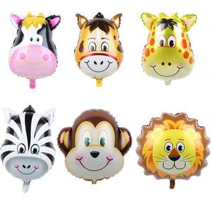 Suministros de fiesta de animales de la selva, 16 platos, cubertería, vasos, decoraciones para cumpleaños de niños, Baby Shower - Product Image 5