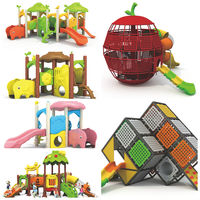 Ensemble de toboggans d'intérieur en plastique amusants pour enfants Équipement de terrain de jeu pour petits jeux avec toboggan