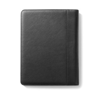 Carpeta Portadocumentos de Cuero Genuino A4 Personalizada con 3 Ranuras para Tarjetas y Ventana para Identificación