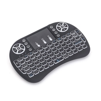 Expédition rapide I8 Air Souris Sans Fil 2.4G Télécommandes Avec Pavé Tactile Et Batterie Rechargeable Mini Claviers