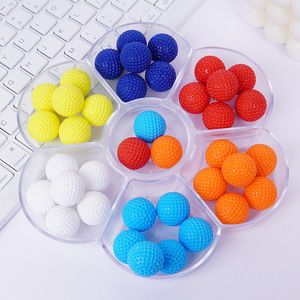 Mini ballon de golf simulé en PVC, ballon en plastique solide, porte-clés pour sac à dos, mini ballon décoratif - Product Image 3