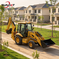 Backhoe Loader dengan Ketinggian Bebas Tanah yang Dioptimalkan Mencegah Tabrakan Sasis di Jalan Batu Kasar dan Medan Berbatu