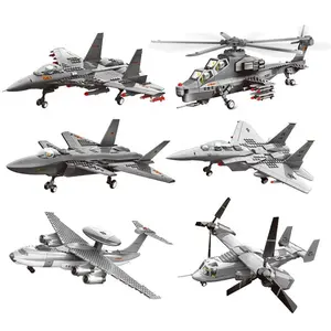 6つの有名な戦闘機ディスプレイスタンド/男子学生ギフトおもちゃ4001-4002-4003-4004-5005-5006航空機戦闘機モデル構築 (PA00289)