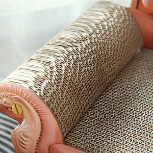 Wholesale Luxury Cat <strong>Scratcher</strong> Sofa Recycled Corrugated Cardboard Design Thick Scratch Pad Bed Multi-functional Cat <strong>Lounge</strong> - Product Image 6