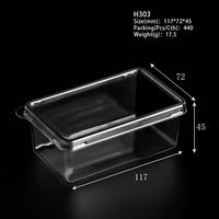 Boîtes d'emballage transparentes en PET de qualité alimentaire avec couvercles personnalisés pour desserts, lait de soja, gâteaux, mousse aux fruits et tiramisu – Vente en gros