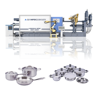 Machine de moulage sous pression automatique pour la fabrication d'ustensiles de cuisine en aluminium sur mesure, ligne de production d'ustensiles et de batterie de cuisine