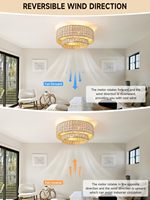 Ventilateur de plafond Yelbeslite Boho avec éclairage intégré, design en rotin superposé, télécommande, réversible, 6 vitesses, pour chambre à coucher et chambre d'enfant